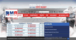 Desktop Screenshot of merignac-rugby.com